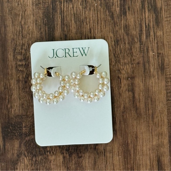 J.crew layered mini - pearl hoop earring - Picture 3 of 11